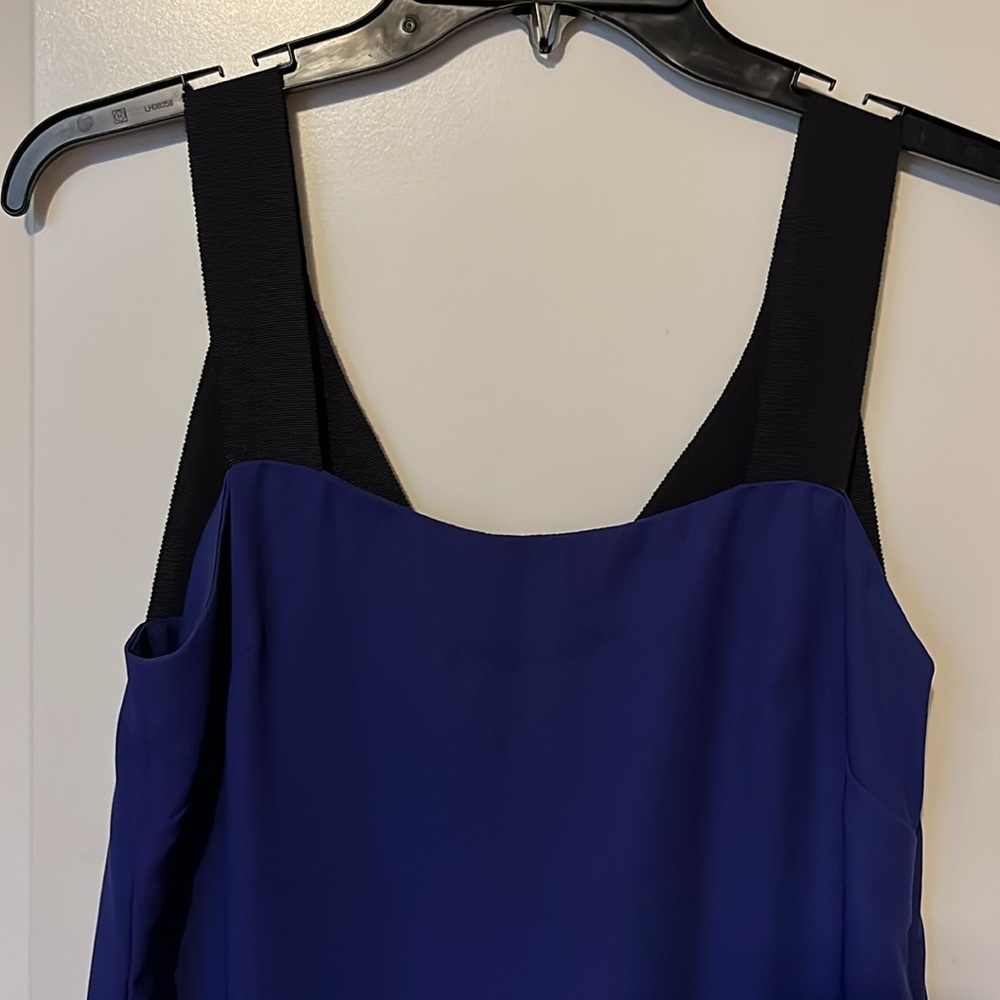 Purple dress ribbon straps